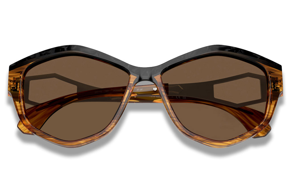 Alain Mikli - A05501 Sunglasses Striped Havana/Noir Nacre