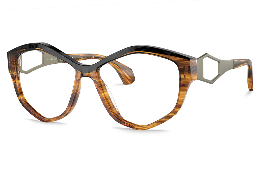 Alain Mikli - A05501 Sunglasses Striped Havana/Noir Nacre