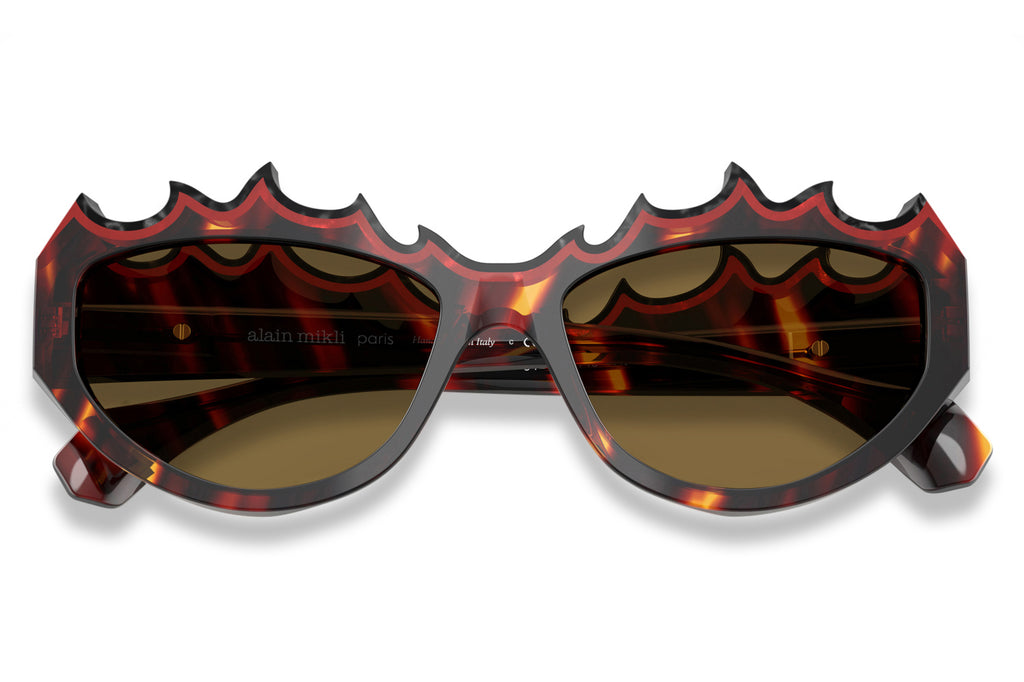 Alain Mikli - A05514 Sunglasses Havana/Rouge Nacree/Noir Nacree