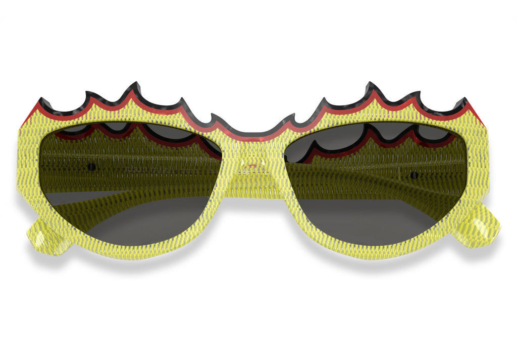 Alain Mikli - A05514 Sunglasses Pointillee Lime/Rouge/Noir Nacree