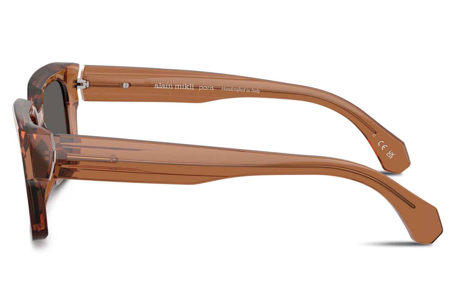 [新品]Oliver Peoples Alain Mikli サングラス 茶色 Alain Mikli® - A05522 | Rectangular Bio-Acetate Sunglasses