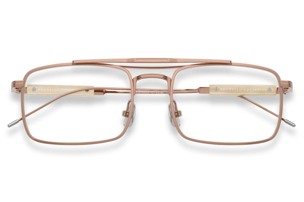 Brunello Cucinelli® BC1006T Eyeglasses - Luxury Eyewear Rose Gold