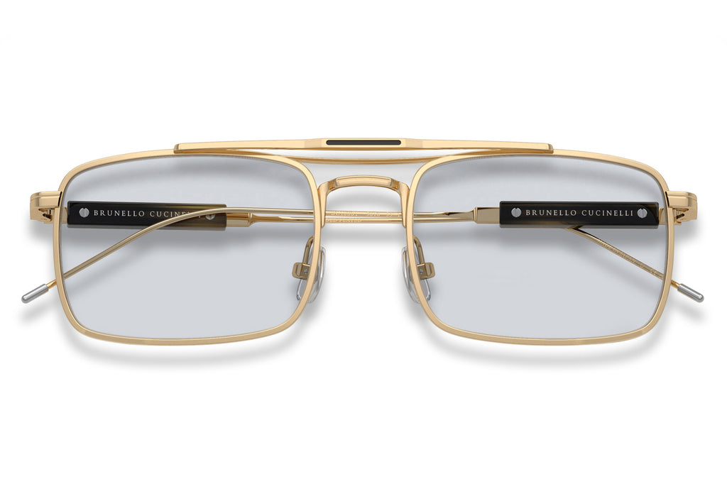 Brunello Cucinelli® BC1006T Sunglasses - Luxury Eyewear Shiny Gold 18K