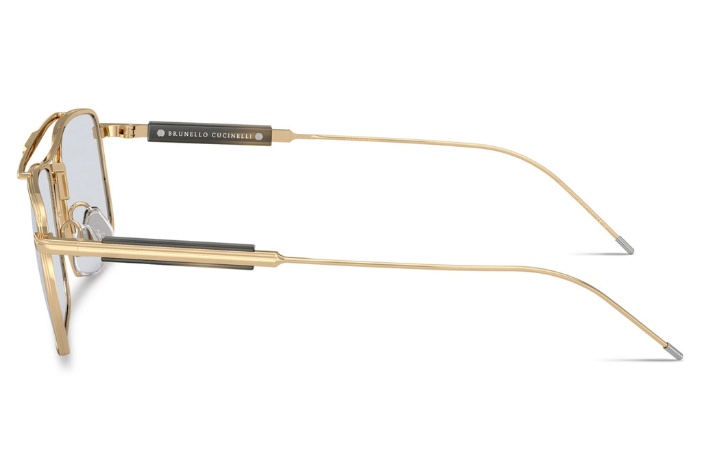 Brunello Cucinelli® BC1006T Sunglasses - Luxury Eyewear Shiny Gold 18K