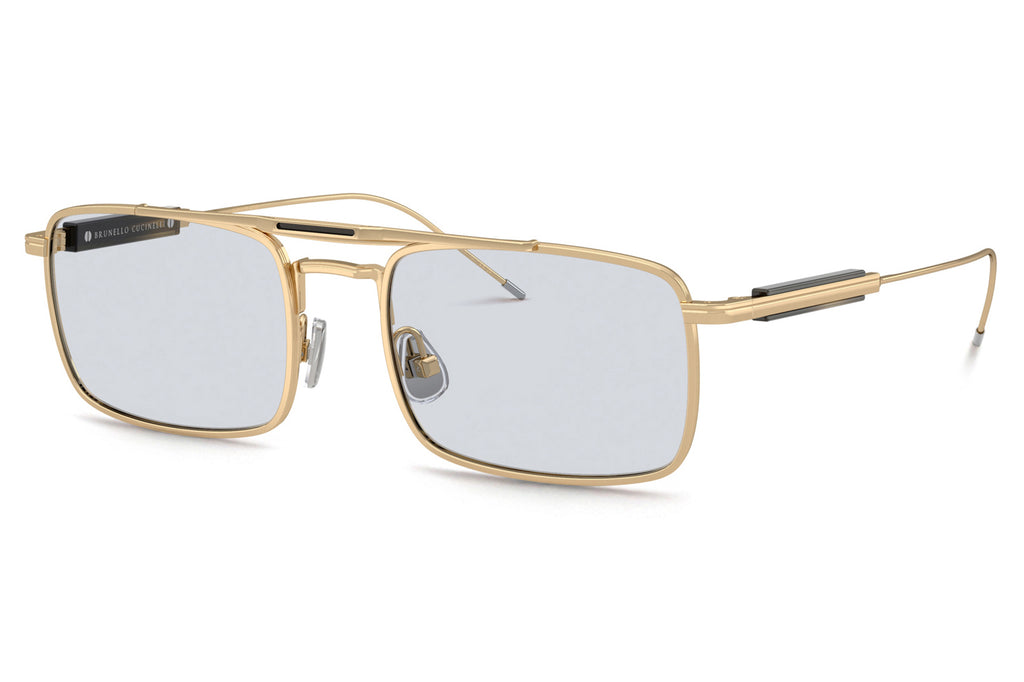 Brunello Cucinelli® BC1006T Sunglasses - Luxury Eyewear Shiny Gold 18K