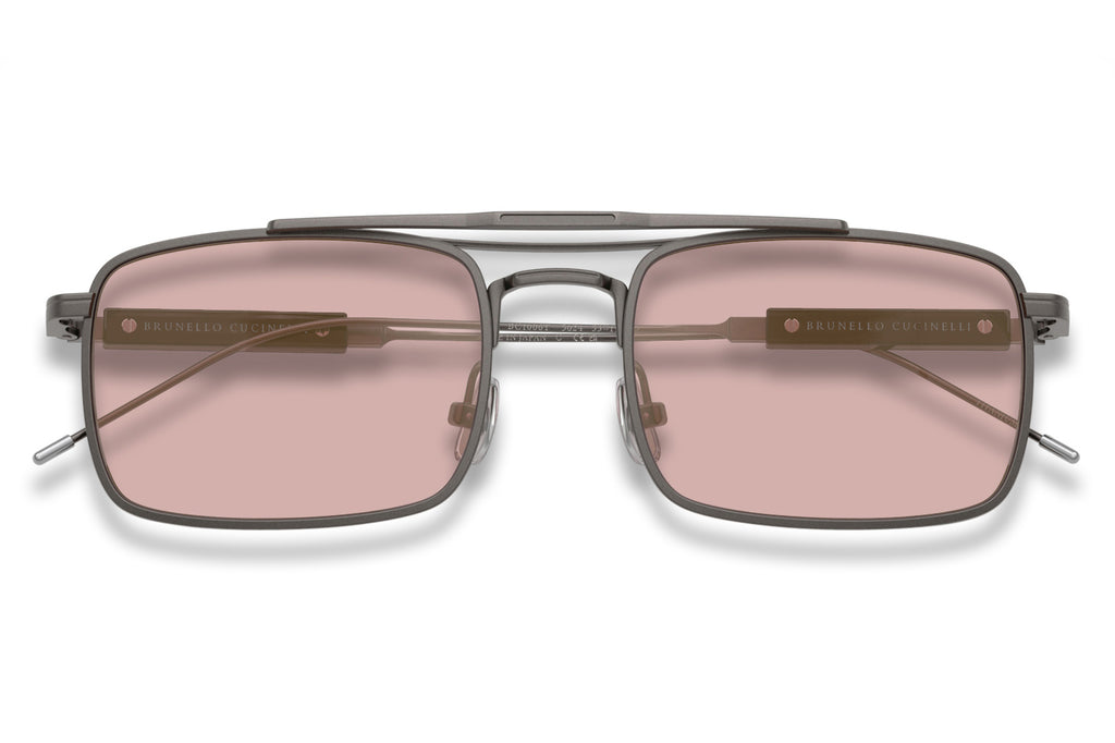 Brunello Cucinelli® BC1006T Sunglasses - Luxury Eyewear Satin Gunmetal