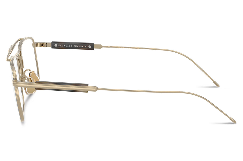 Brunello Cucinelli® BC1006T Eyeglasses - Luxury Eyewear Gold/Silver
