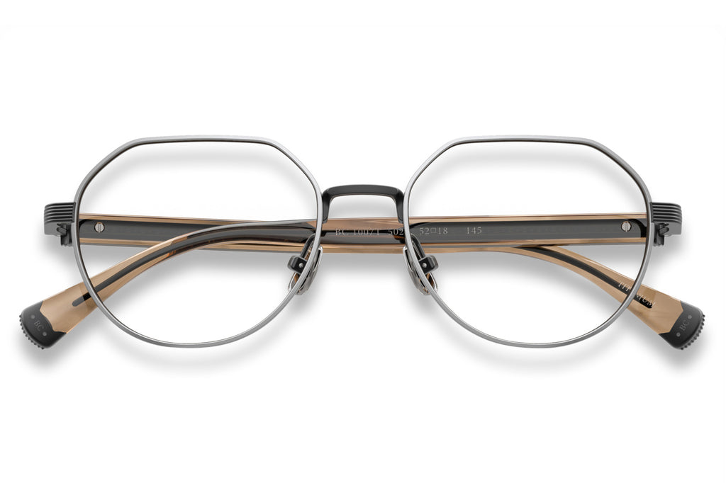 Brunello Cucinelli® BC1007T Eyeglasses - Luxury Eyewear Matte Black/Silver