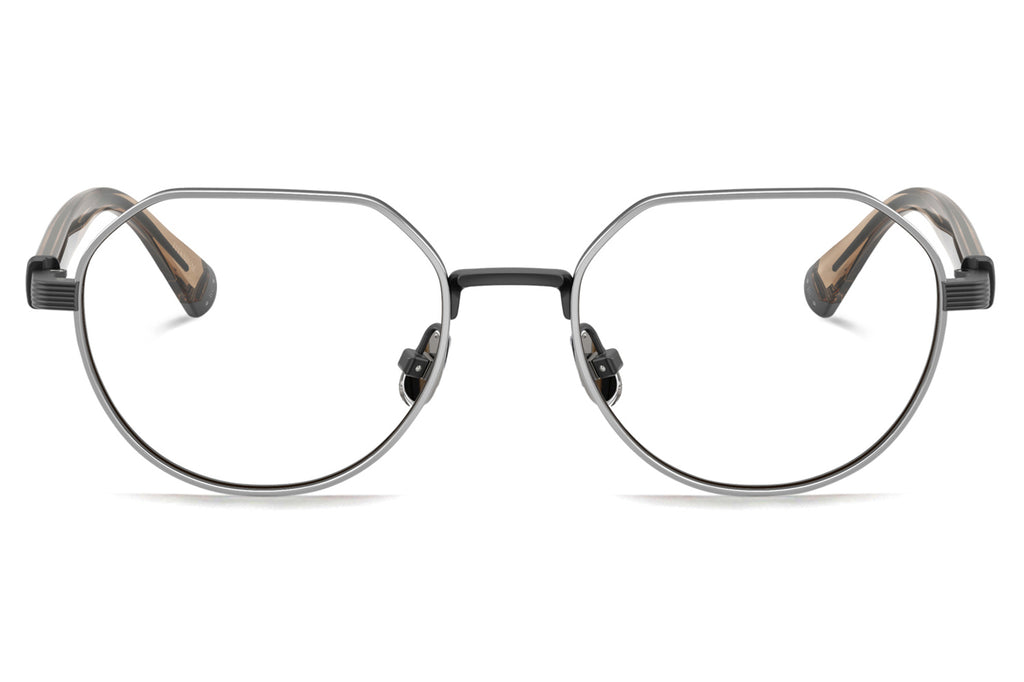 Brunello Cucinelli® BC1007T Eyeglasses - Luxury Eyewear Matte Black/Silver