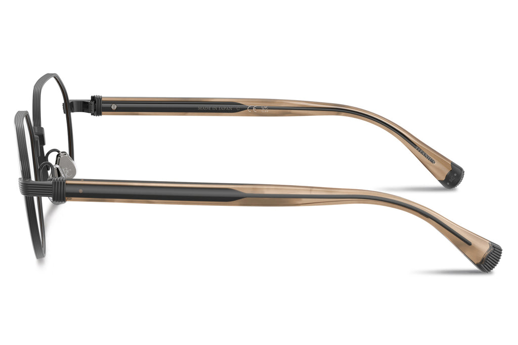 Brunello Cucinelli® BC1007T Eyeglasses - Luxury Eyewear Matte Black/Silver