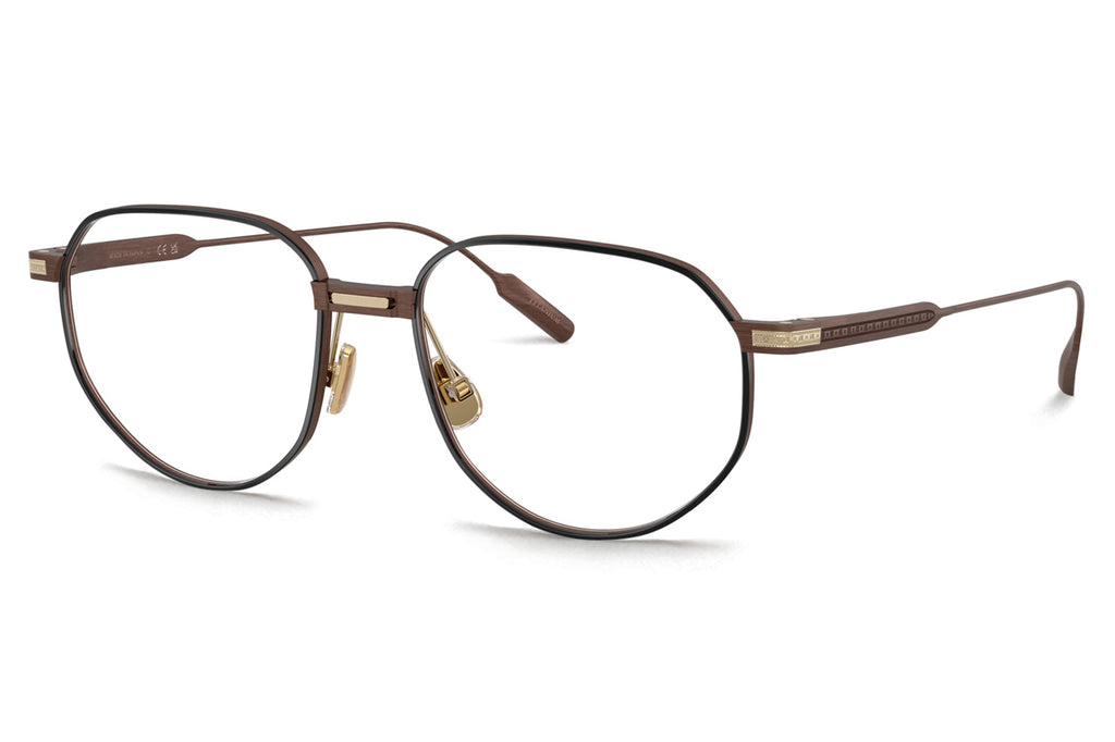 Brunello Cucinelli® BC1008T Eyeglasses - Luxury Eyewear Brushed Brown/Black