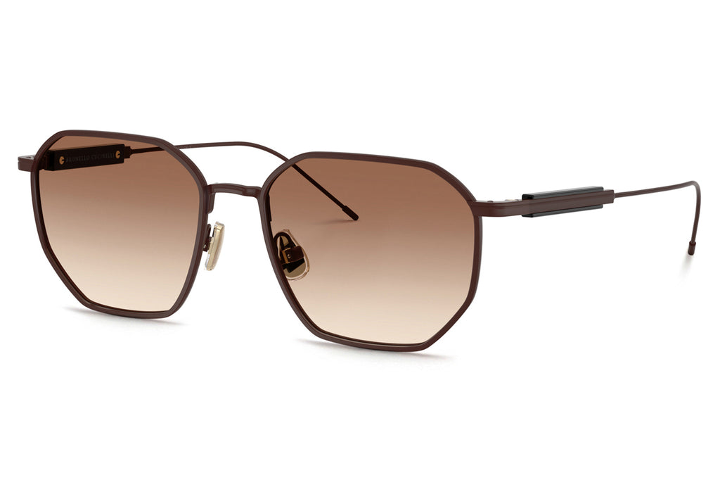 Brunello Cucinelli® BC1010T Sunglasses - Luxury Eyewear Chocolate