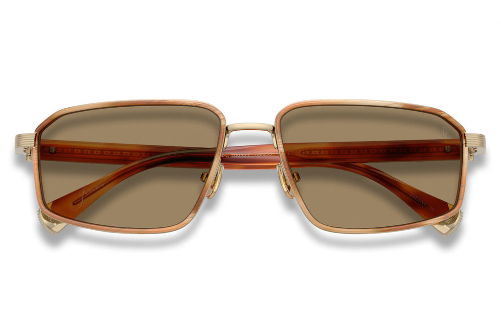 Brunello Cucinelli® Jarama (BC2009ST) Sunglasses - Luxury Eyewear Shiny Gold