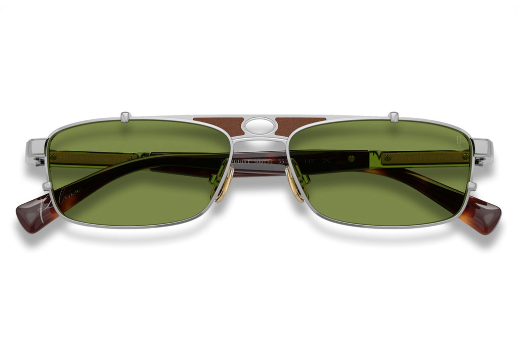 Brunello Cucinelli® Paloma (BC2010ST) Sunglasses - Luxury Eyewear Shiny Silver