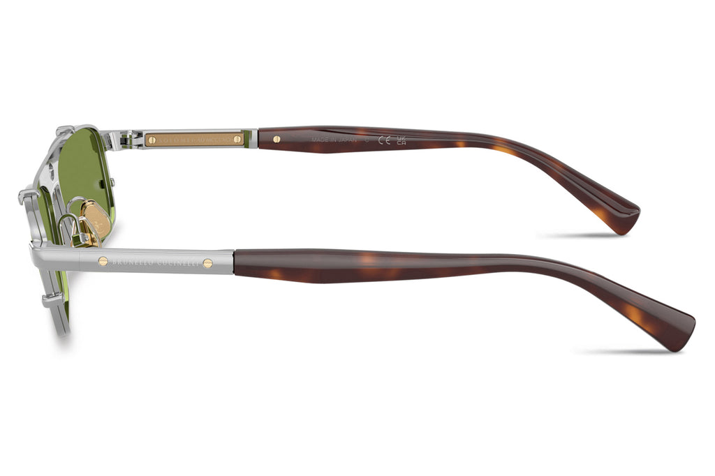 Brunello Cucinelli® Paloma (BC2010ST) Sunglasses - Luxury Eyewear Shiny Silver