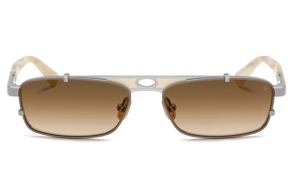 Brunello Cucinelli® Paloma (BC2010ST) Sunglasses - Luxury Eyewear Silver/Sand