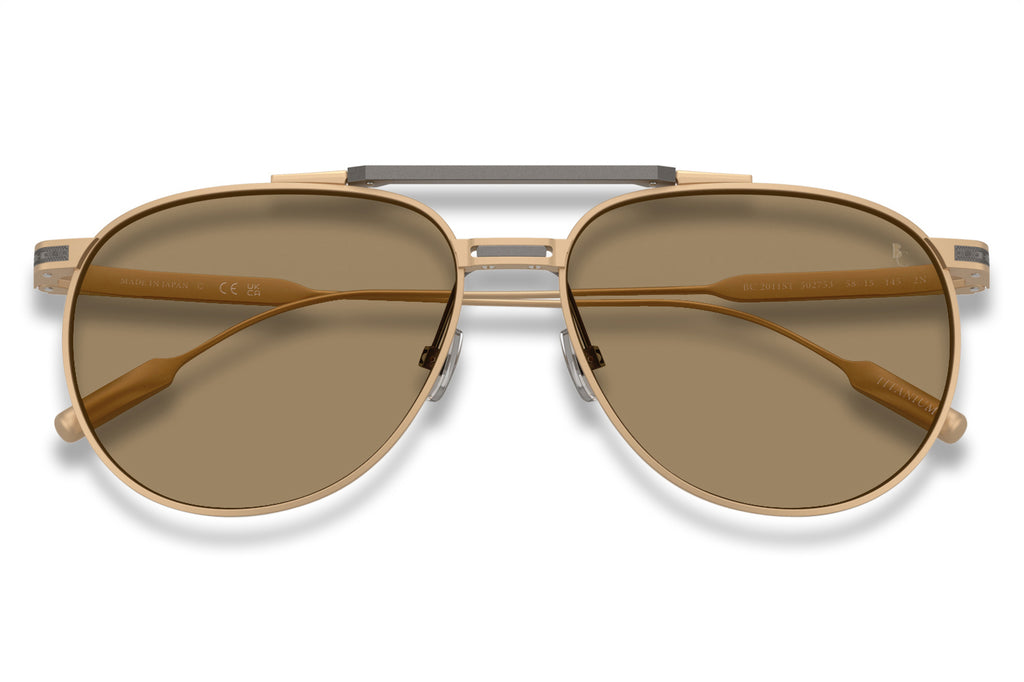 Brunello Cucinelli® BC2011ST Sunglasses - Luxury Eyewear Shiny Gold
