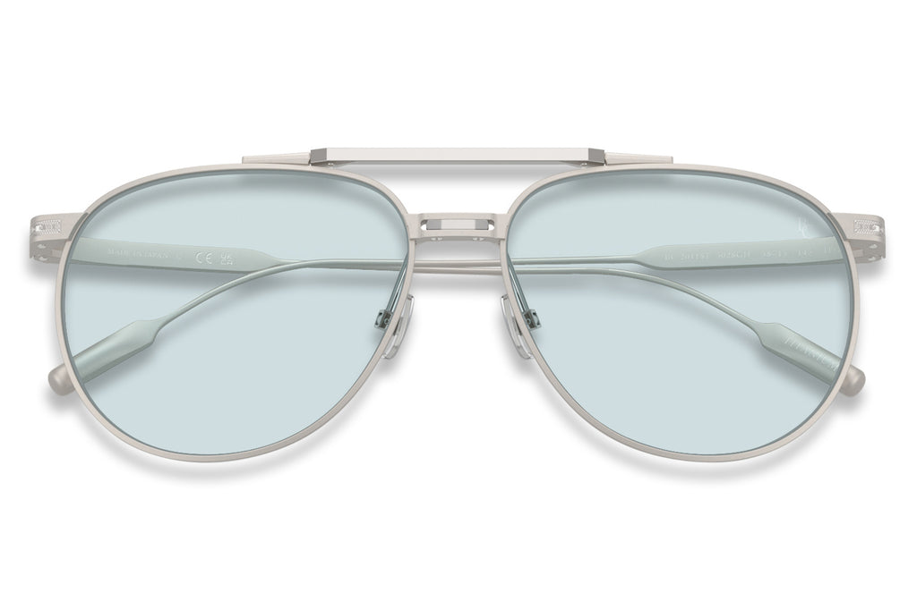Brunello Cucinelli® BC2011ST Sunglasses - Luxury Eyewear Argento Sabbiato with Blue Transition Lense
