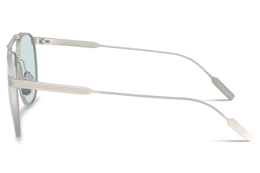 Brunello Cucinelli® BC2011ST Sunglasses - Luxury Eyewear Argento Sabbiato with Blue Transition Lense