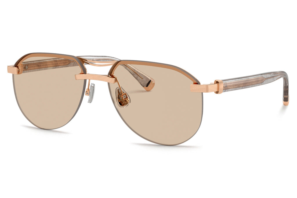 Brunello Cucinelli® Carlito B. (BC2015ST) Sunglasses - Luxury Eyewear Rose Gold Plated