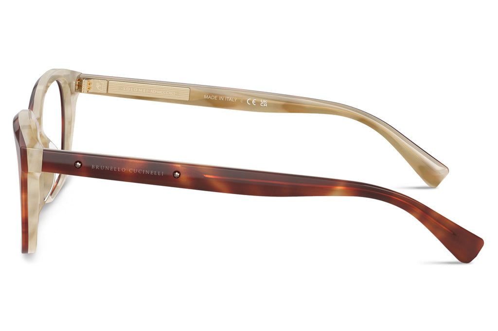 Brunello Cucinelli® BC3004 Eyeglasses - Luxury Eyewear Havana/Panama