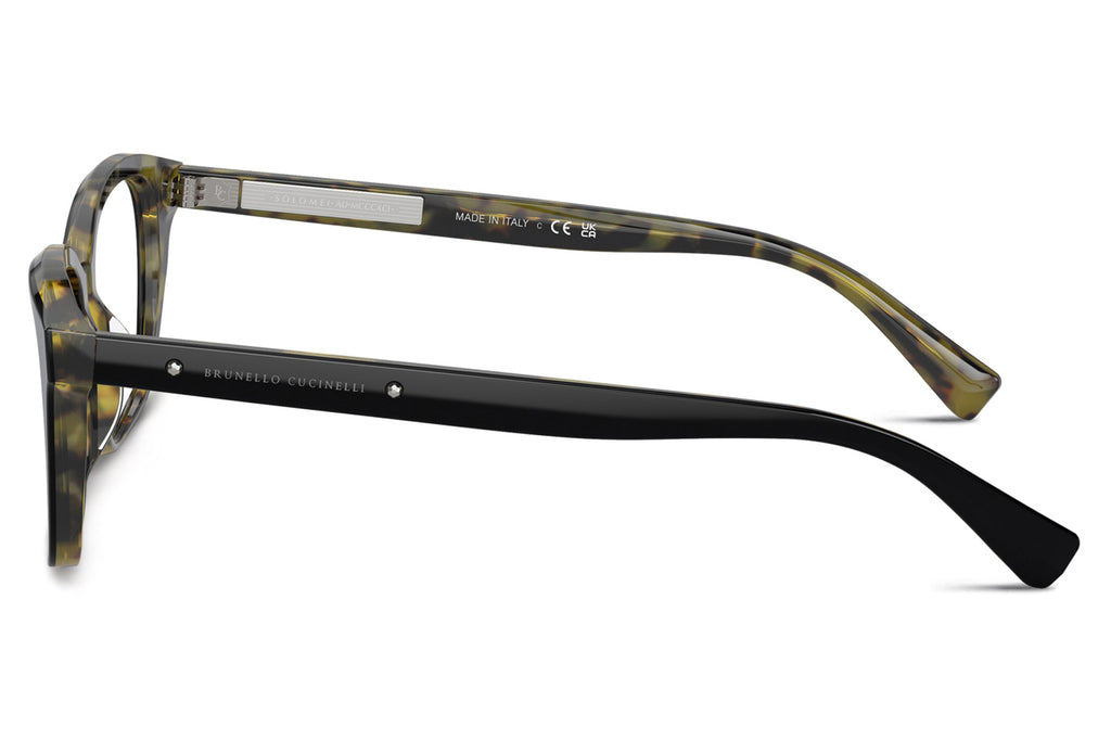 Brunello Cucinelli® BC3004 Eyeglasses - Luxury Eyewear Black/Havana