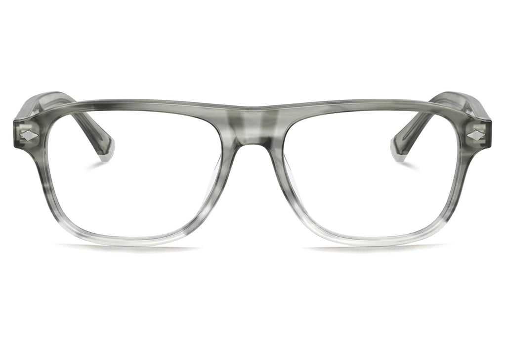 Brunello Cucinelli® BC3014 Eyeglasses - Luxury Eyewear Striped Anthracite