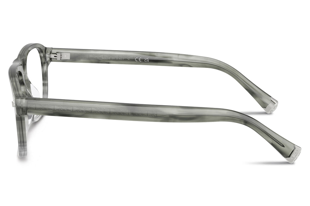 Brunello Cucinelli® BC3014 Eyeglasses - Luxury Eyewear Striped Anthracite