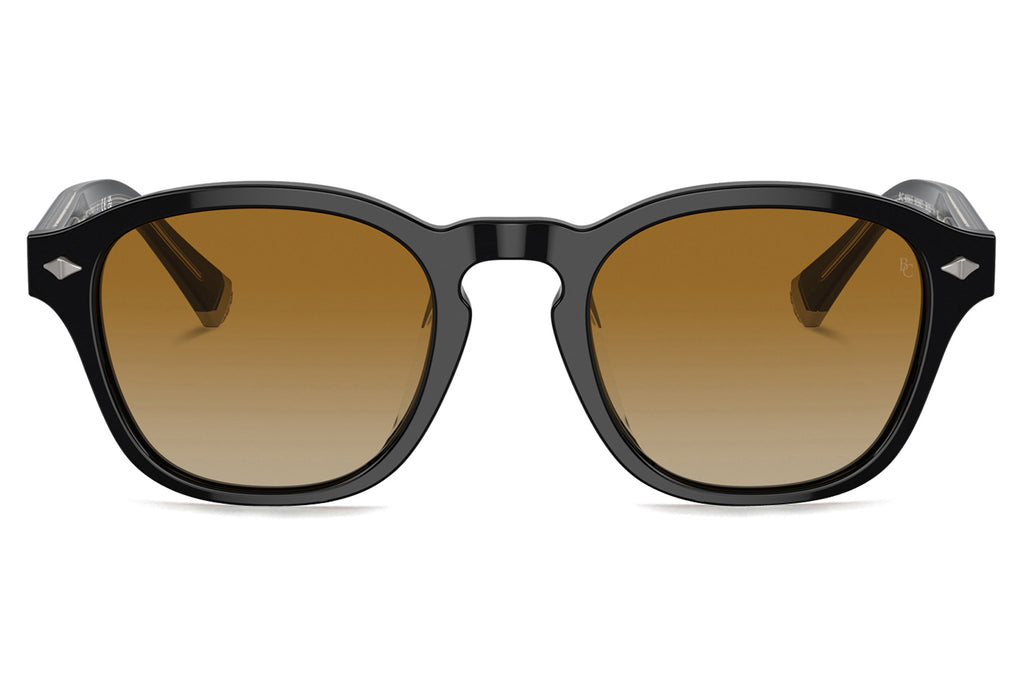 Brunello Cucinelli® BC4006S Sunglasses - Luxury Eyewear Black with Palissandro Lenses