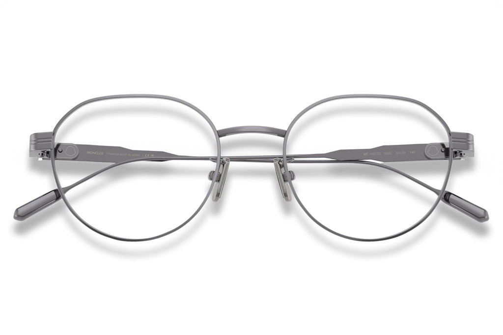 Moncler Lunettes® - ME1007TD Eyeglasses Shiny Gun Metal