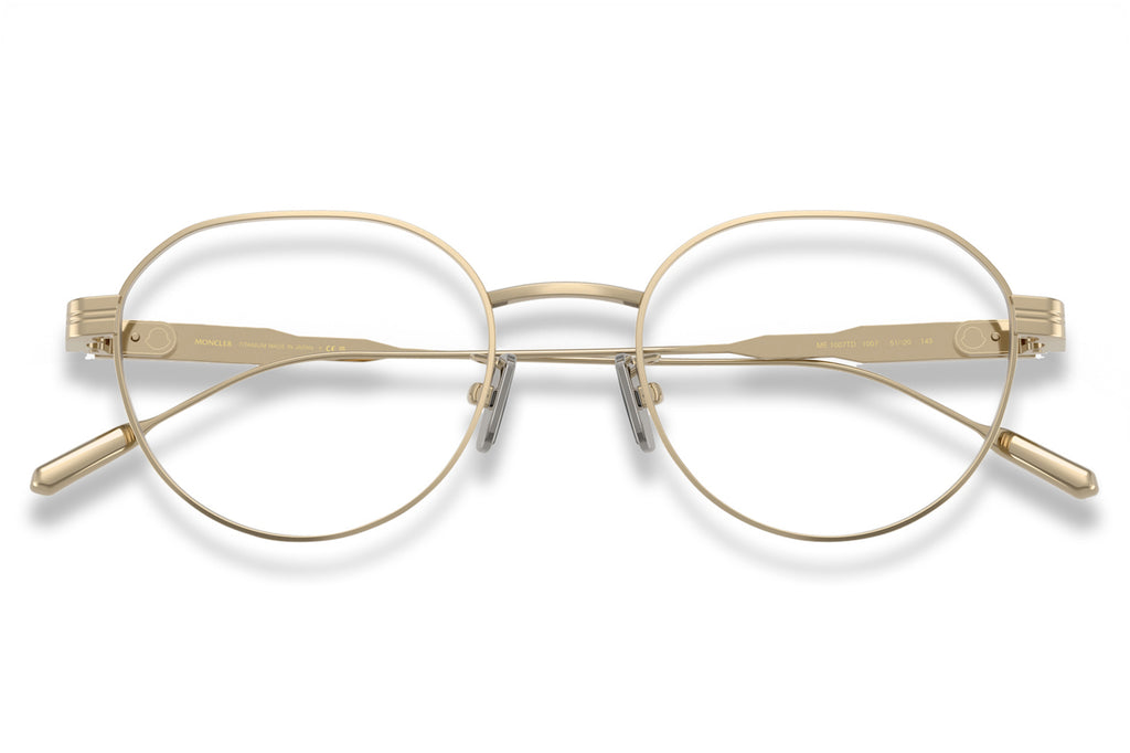 Moncler Lunettes® - ME1007TD Eyeglasses Shiny Pale Gold