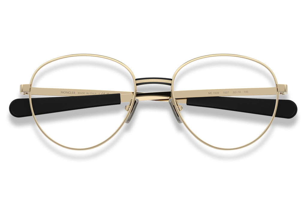 Moncler Lunettes® - ME1009 Eyeglasses Shiny Pale Gold