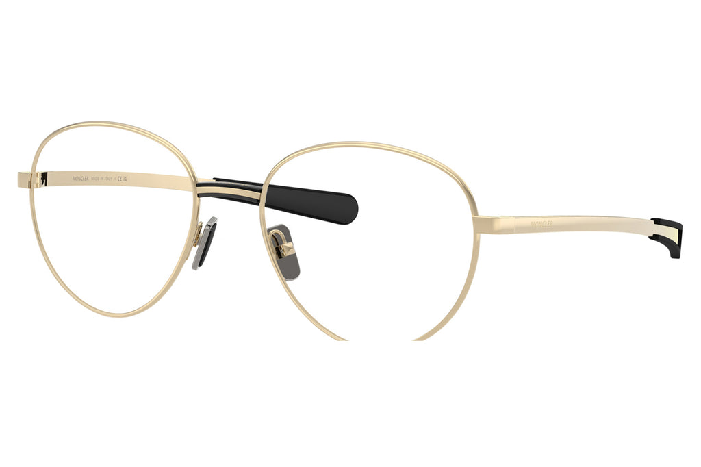 Moncler Lunettes® - ME1009 Eyeglasses Shiny Pale Gold