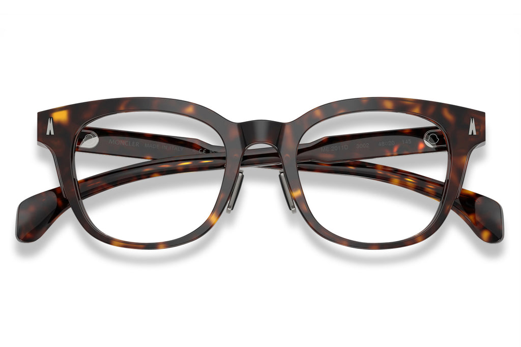 Moncler Lunettes® - ME2011D Eyeglasses Shiny Dark Havana