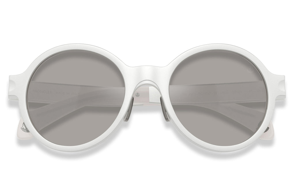 Moncler Lunettes® Rondo (ME4001) Sunglasses Matte Silver