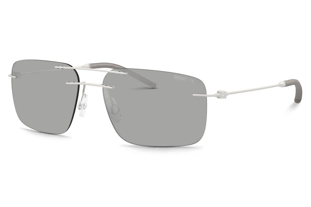 Moncler Lunettes® - Doppler (ME4003) Sunglasses Matte Silver