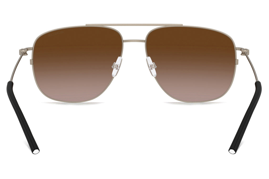 Moncler Lunettes® - Alumni (ME4004) Sunglasses Matte Bronze with Dark Brown Mirror Rose Gold Lenses