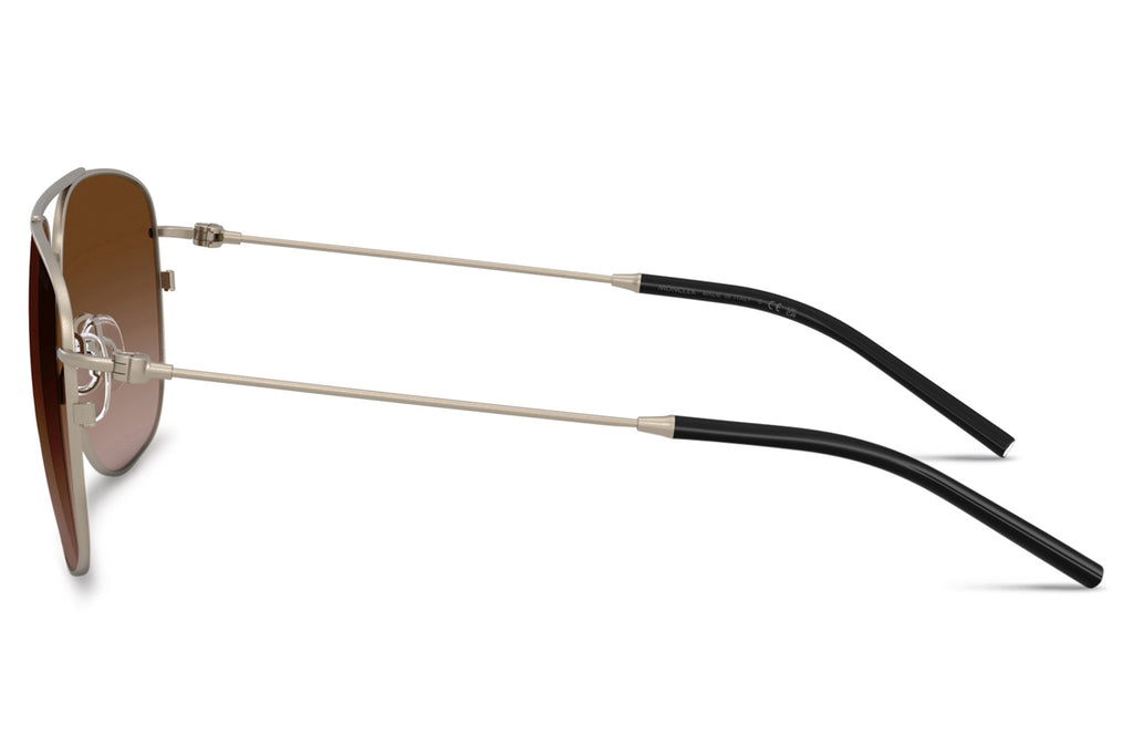 Moncler Lunettes® - Alumni (ME4004) Sunglasses Matte Bronze with Dark Brown Mirror Rose Gold Lenses