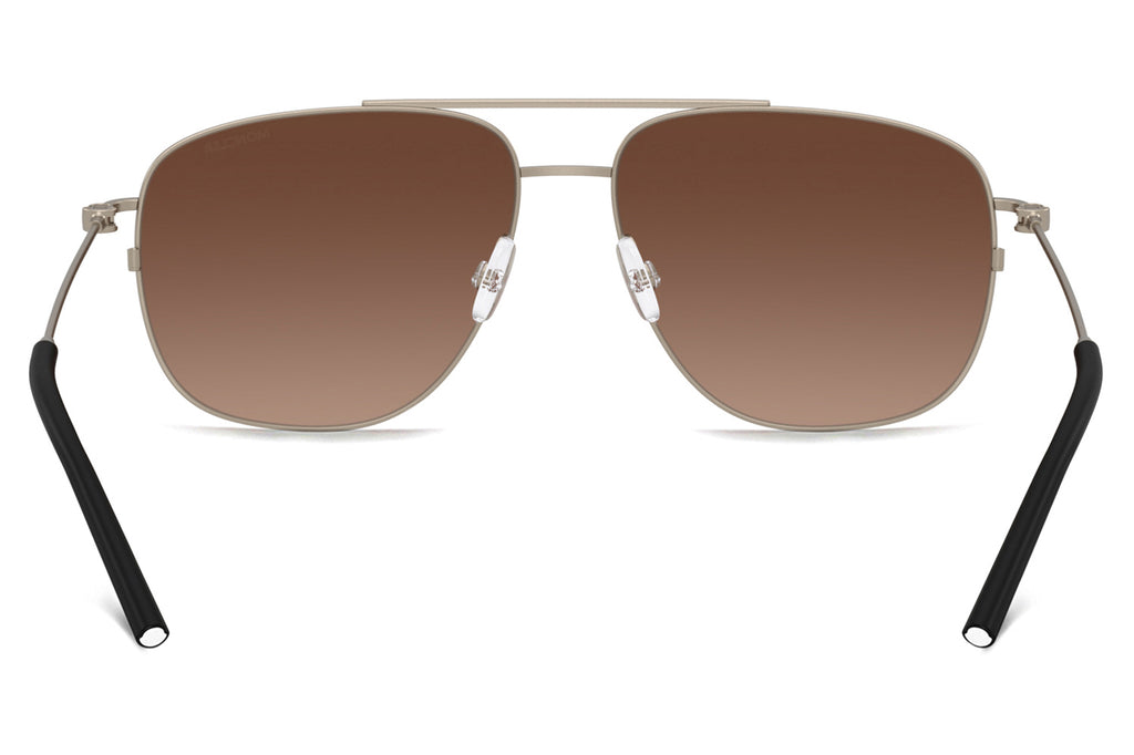 Moncler Lunettes® - Alumni (ME4004) Sunglasses Matte Bronze with Brown Gradient Polar Lenses