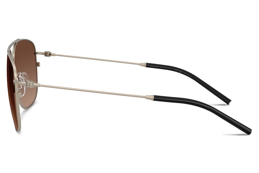 Moncler Lunettes® - Alumni (ME4004) Sunglasses Matte Bronze with Brown Gradient Polar Lenses