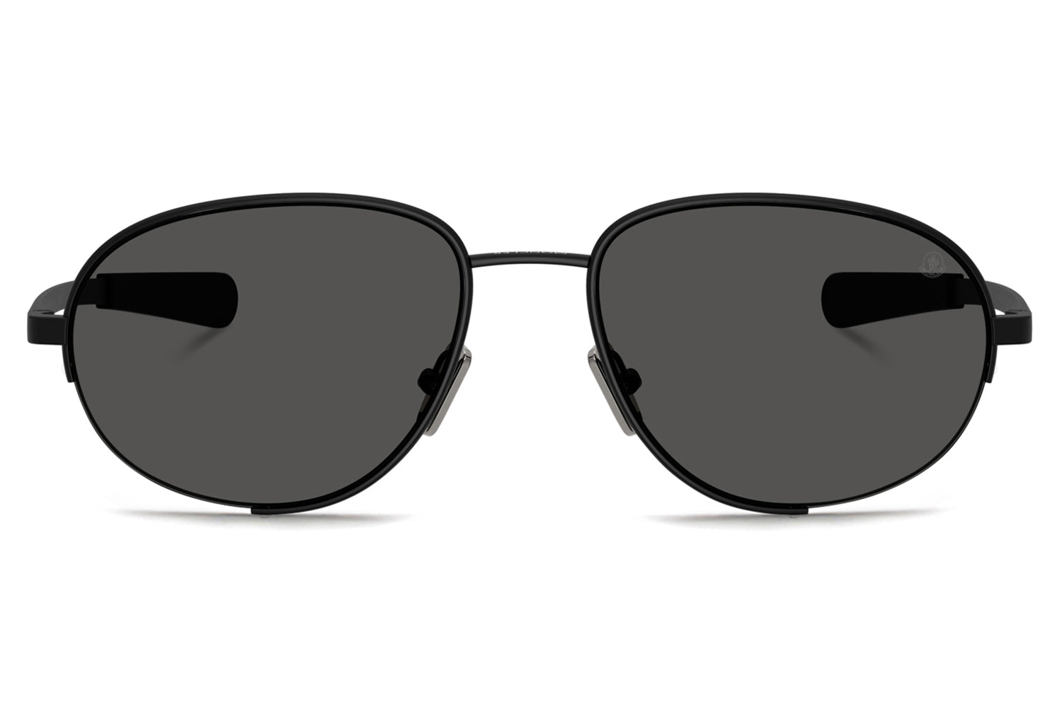 Moncler® - Circuit (ME4018) | Oval Semi-Rimless Metal Sunglasses