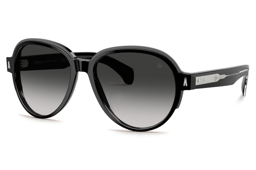 Moncler Lunettes® - Swanspan (ME6005F) Sunglasses Shiny Black