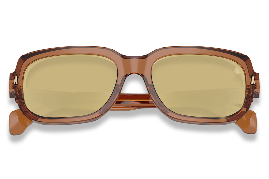 Moncler Lunettes® - Suntrap (ME6008F) Sunglasses Transparent Shiny Cognac