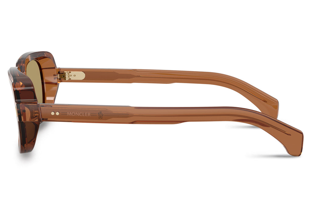 Moncler Lunettes® - Suntrap (ME6008F) Sunglasses Transparent Shiny Cognac