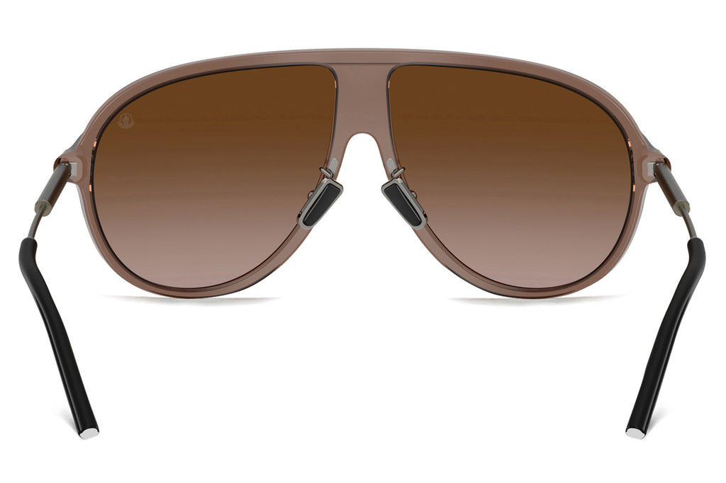 Moncler Lunettes® - Glyde (ME6009) Sunglasses Shiny Transparent Brown