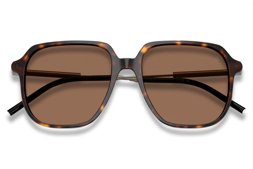 Moncler Lunettes® - Cylin (ME6010F) Sunglasses Shiny Dark Havana