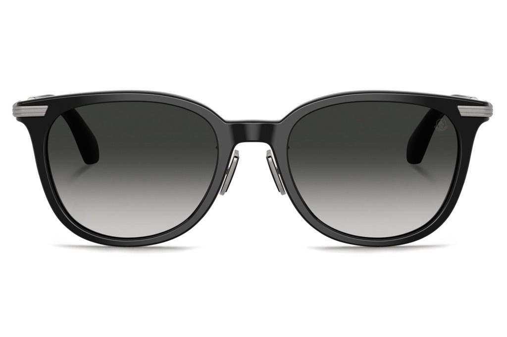 Moncler Lunettes® - Korra (ME6013F) Sunglasses Shiny Black with Dark Grey Gradient Lenses
