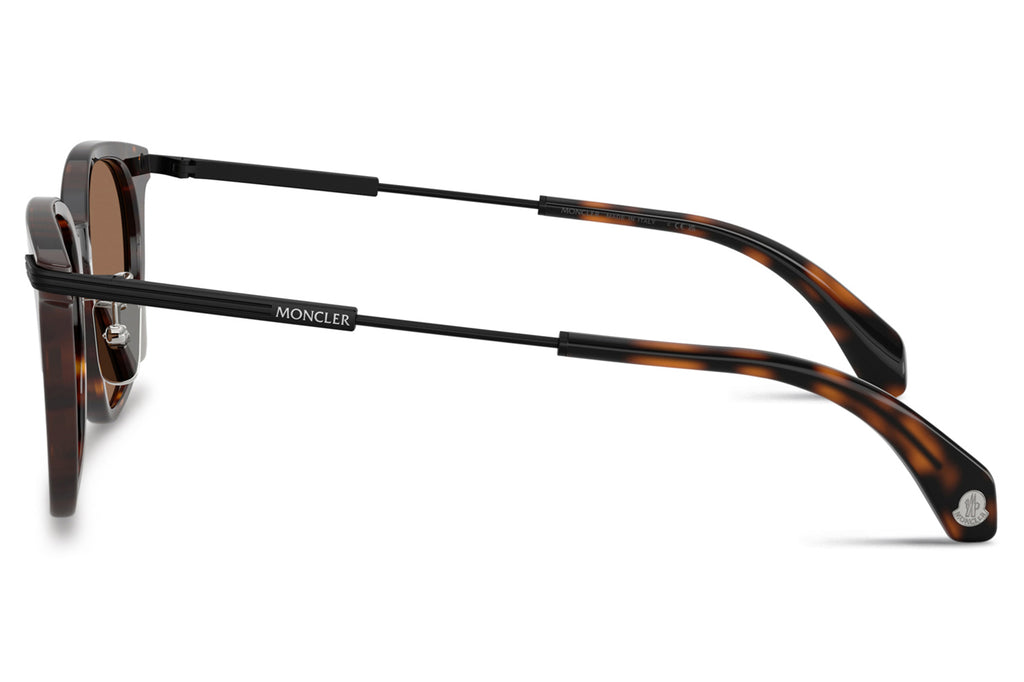 Moncler Lunettes® - Korra (ME6013F) Sunglasses Shiny Dark Havana