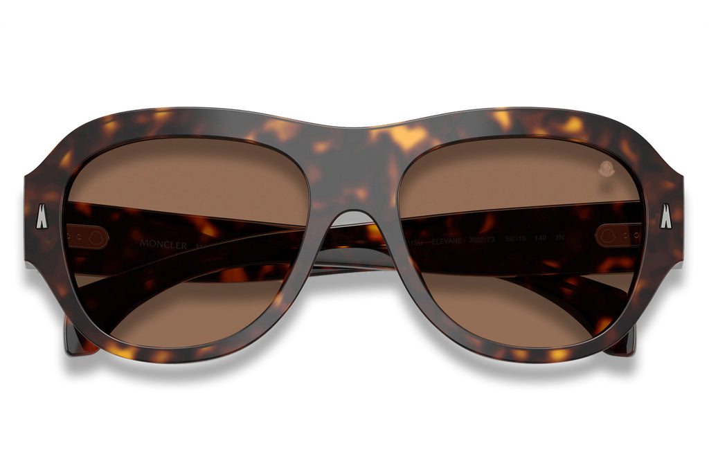 Moncler Lunettes® - Elevane (ME6015U) Sunglasses Shiny Dark Havana