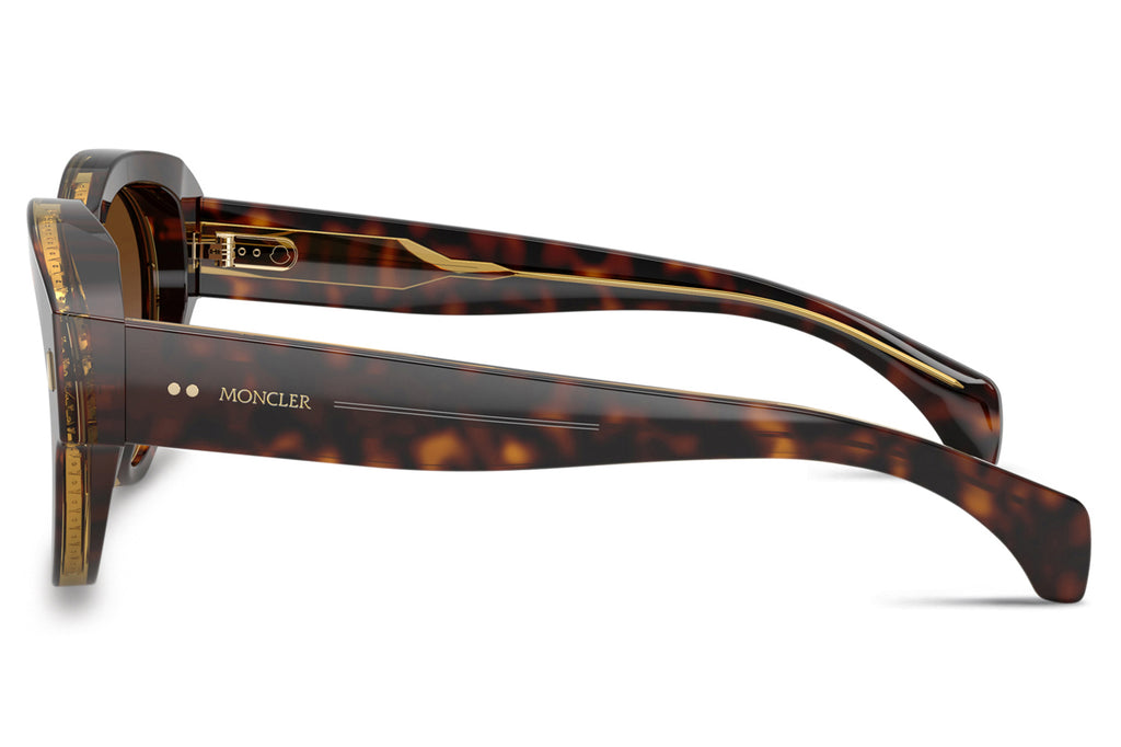 Moncler Lunettes® - Chicane (ME6016U) Sunglasses Shiny Dark Havana